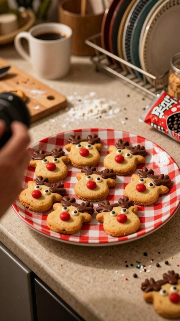 festive no bake cookie bites