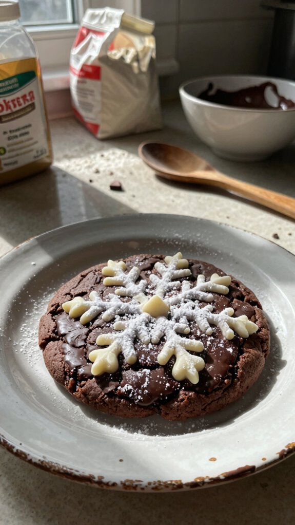 festive platter with mint