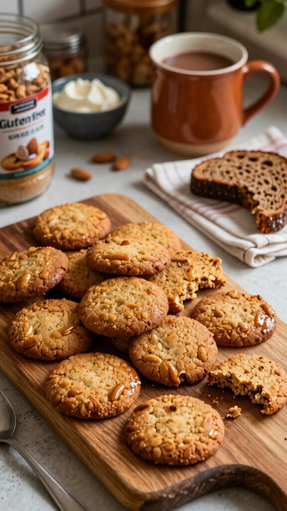 ginger cookies with desserts