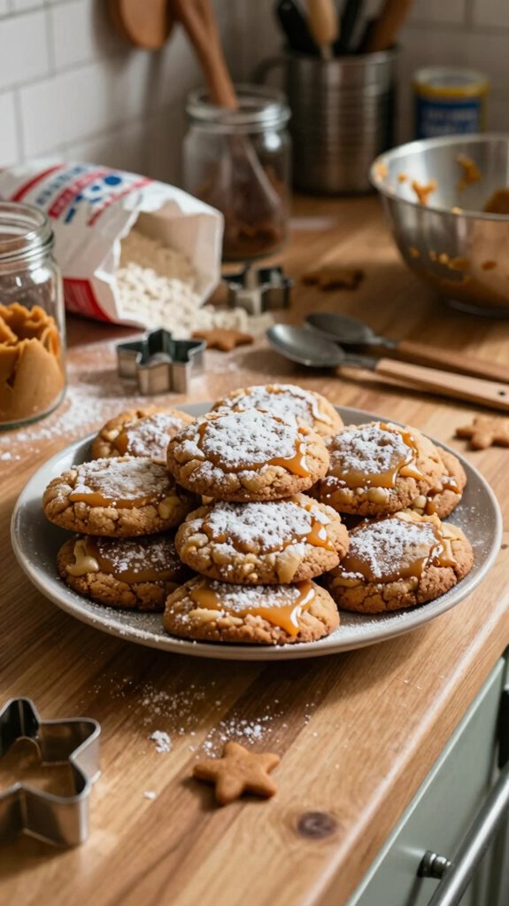 gingerbread cookie baking process
