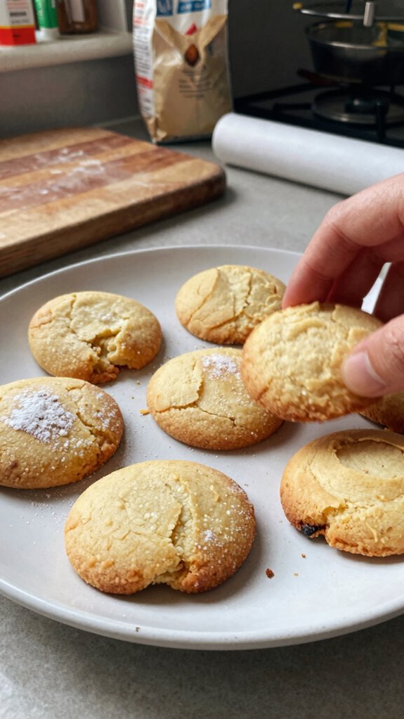 gluten free buttery shortbread cookies