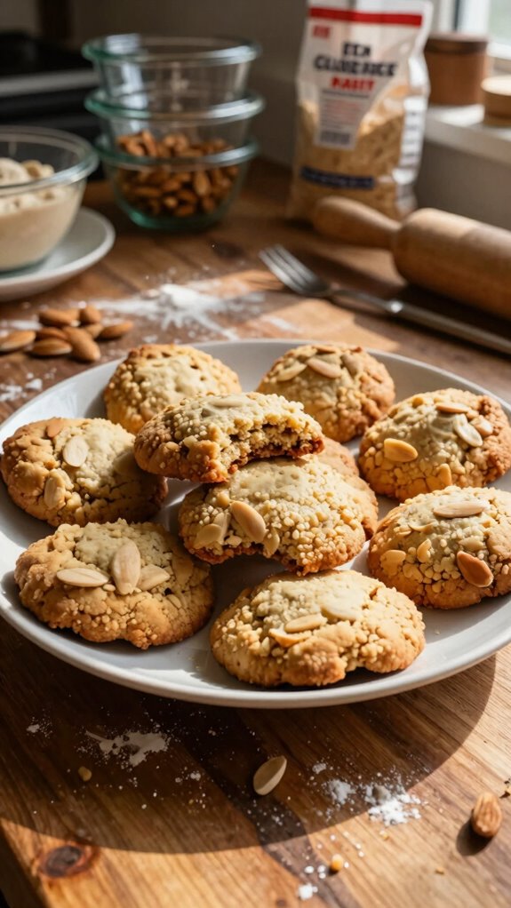 gluten free buttery shortbread cookies
