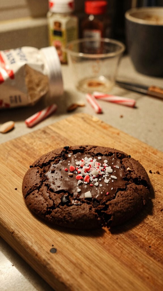 gluten free chocolate peppermint cookies