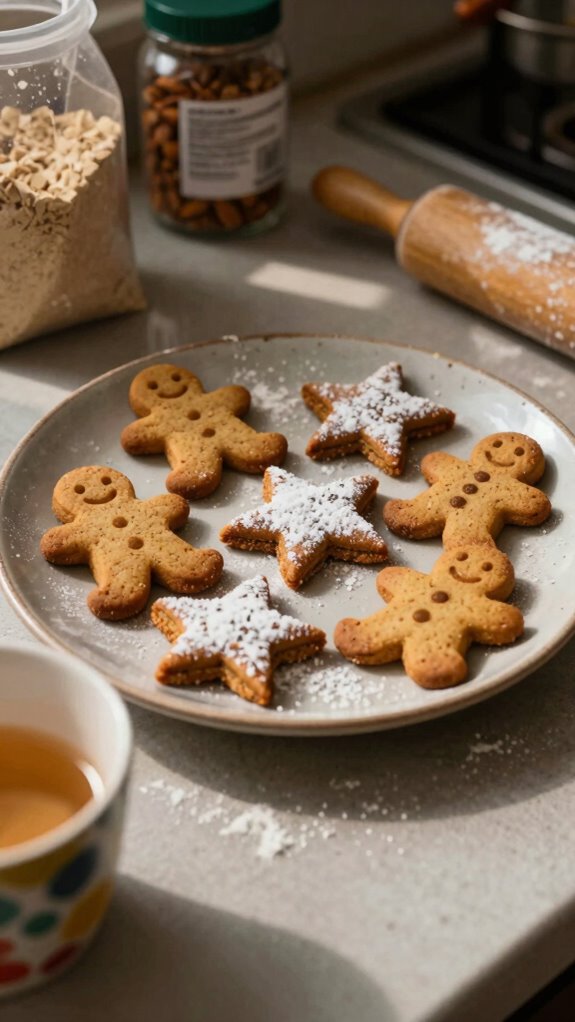 gluten free gingerbread cookie delight