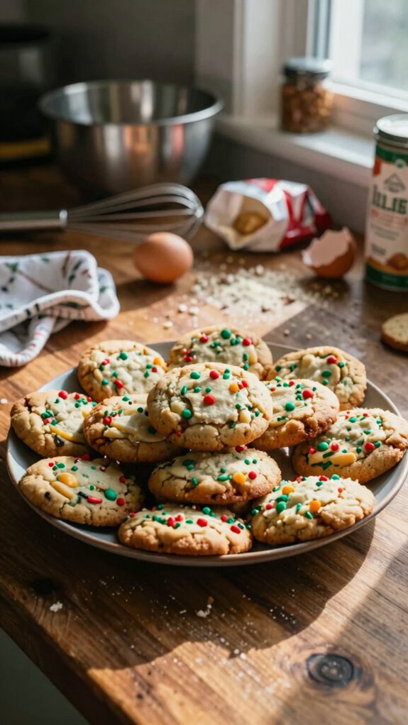 gluten free holiday eggnog cookies