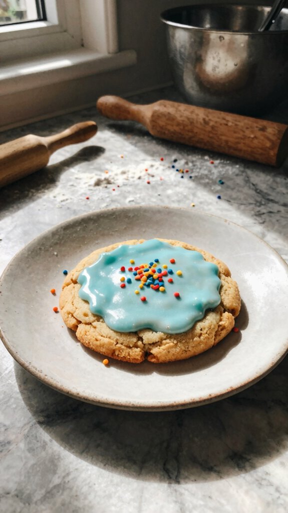 gluten free iced sugar cookies