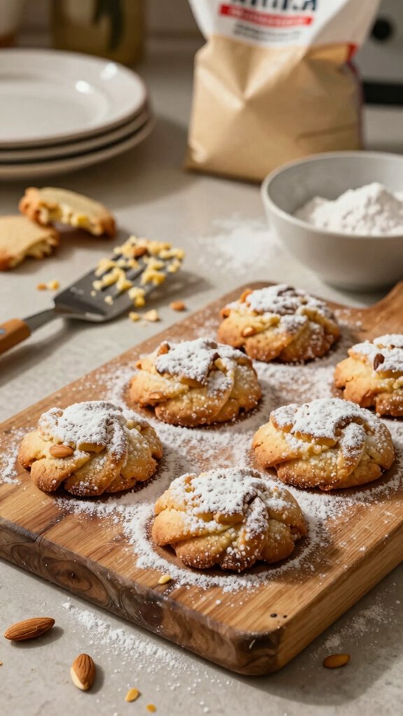 gluten free mexican crumbly cookies