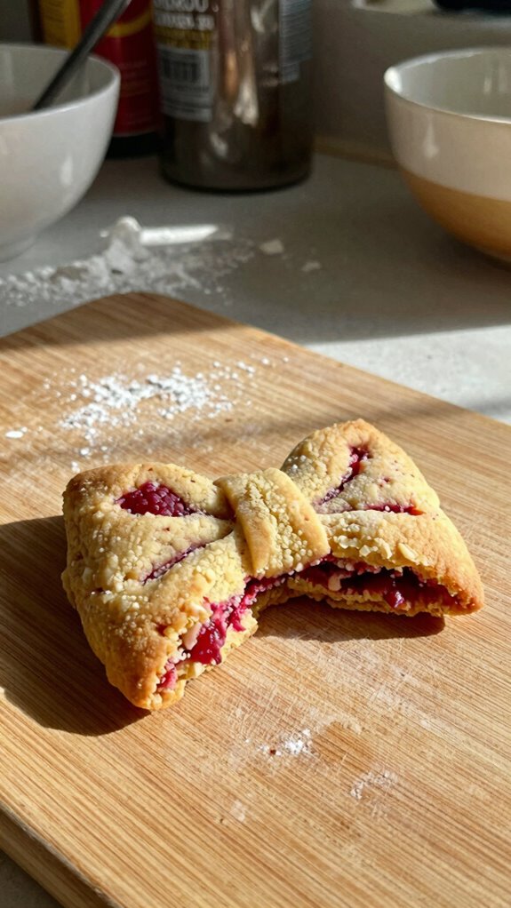 gluten free raspberry cookies delight