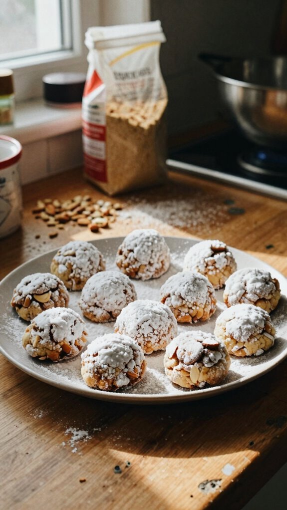 gluten free snowy cookie delights