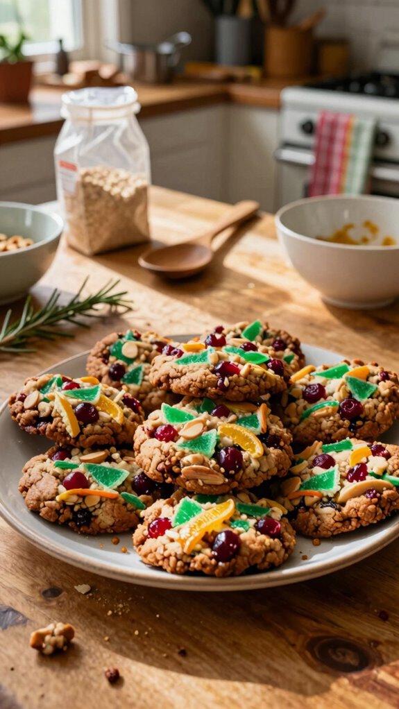 gluten free vegan festive cookies