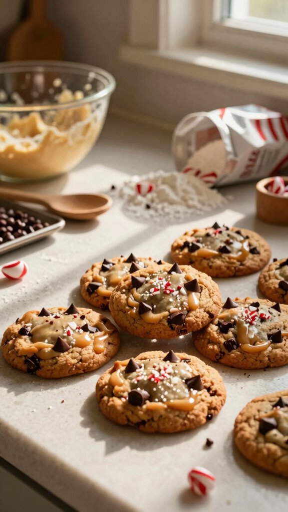 holiday treat with peppermint