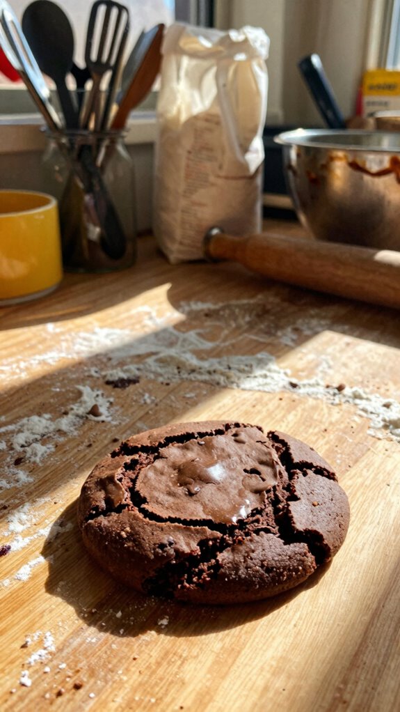 indulgent dark chocolate cookies