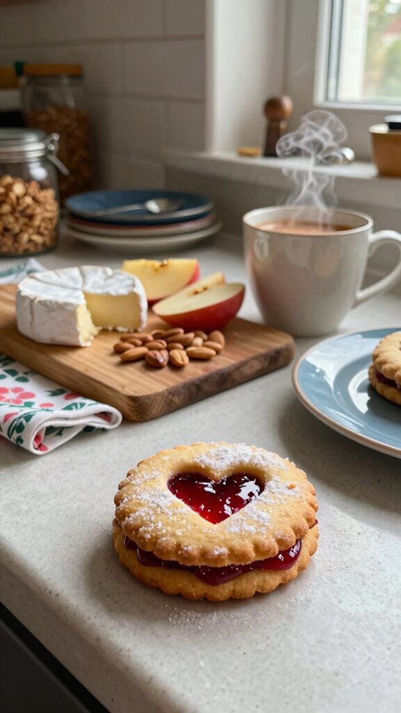 linzer cookies dessert pairings
