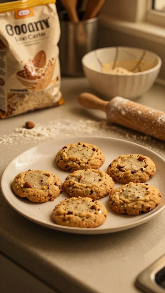 low carb peppermint cookie