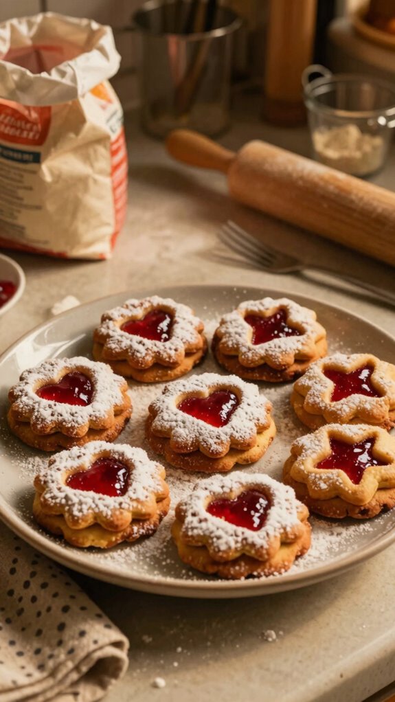 mini linzer cookie delight