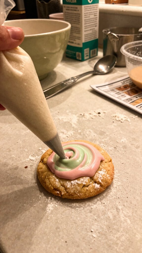 mix bake cool decorate