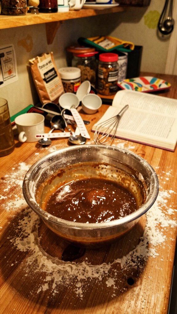 molasses cookie baking process