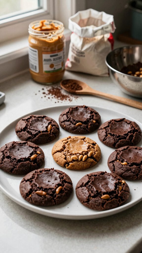 peanut butter chocolate cookies