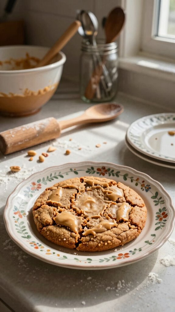 peanut butter cookie preparation