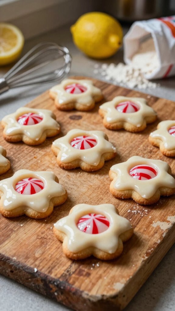 peppermint white chocolate cookies