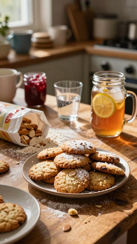 tea and dessert wine