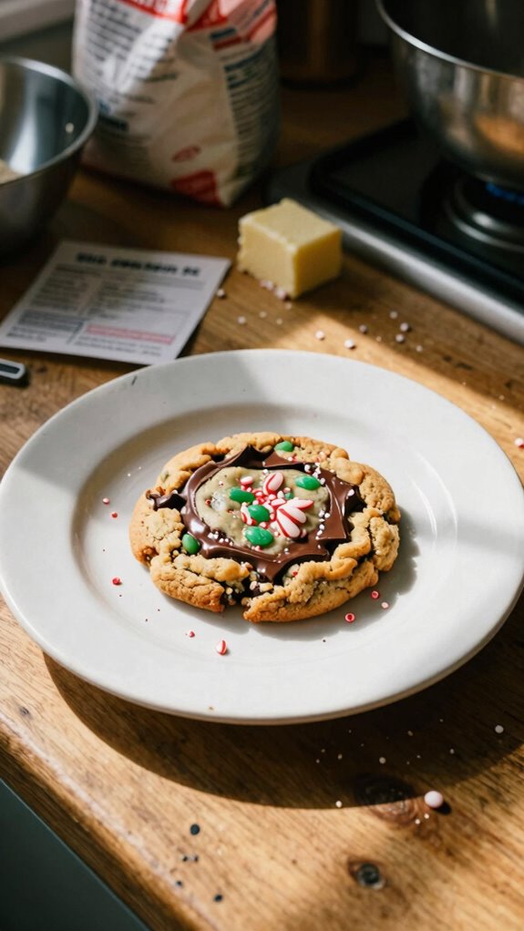 tiered stand festive plates