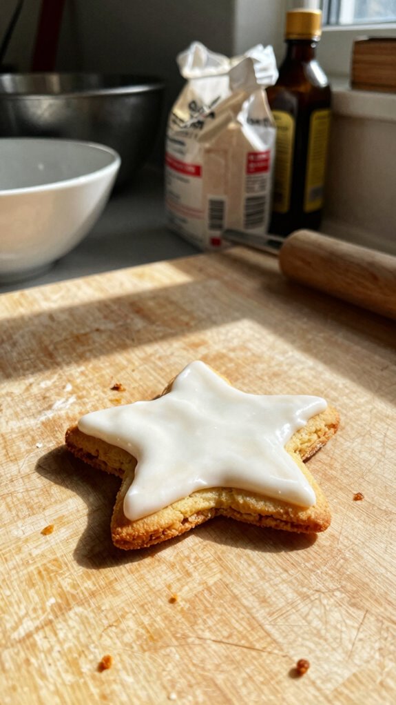 vegan iced sugar cookies