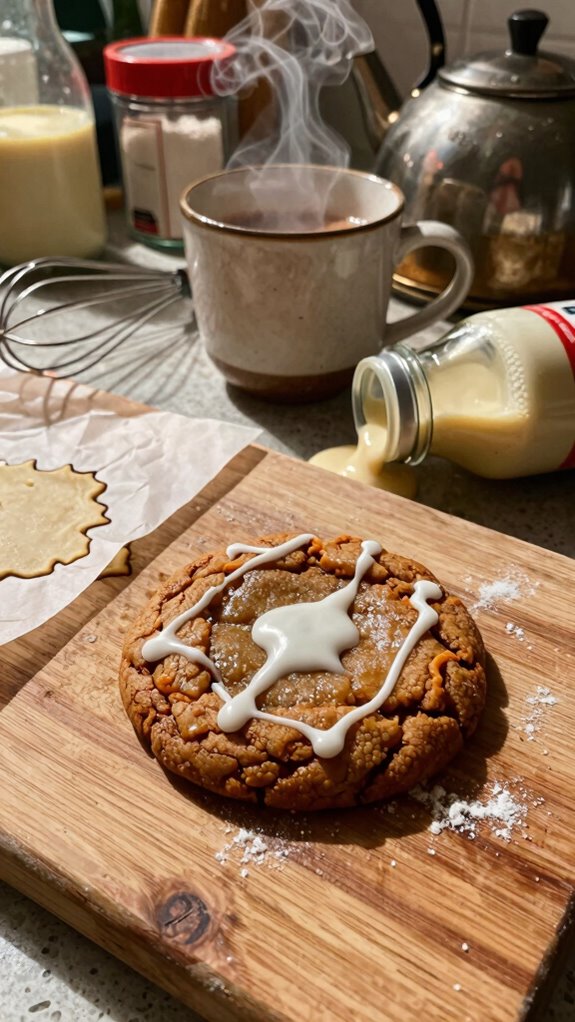 warm drinks complement cookies